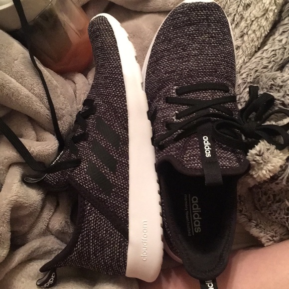 le adidas nero donne 85 cloudfoam poshmark maculata le adidas nero donne 85 cloudfoam poshmark maculata